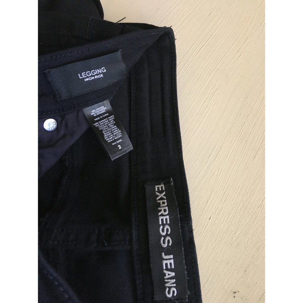 Express High Rise Jean Legging - Picture 4 of 4